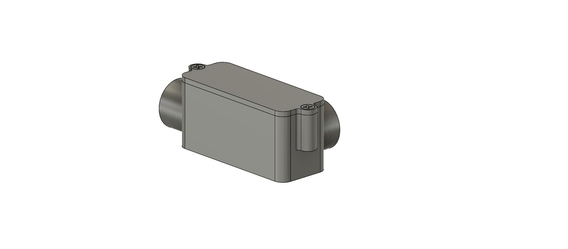 1/2" Type-LL Conduit Body 3d model