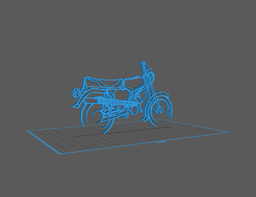 Simson - S51 Enduro Wall Art 3d model