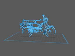 Simson - S51 Enduro Wall Art 3d model