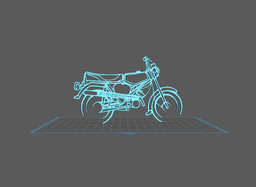 Simson - S51 Enduro Wall Art 3d model