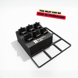 BAMBULAB P2 + H2 SERIES HOTEND BOX / NOZZLE BOX / PRINTER ACCESSORIES / ORGANIZER / GRIDFINITY 3d model
