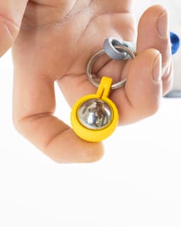 Lucky Marble Charm // Sensory Fidget Keychain 3d model