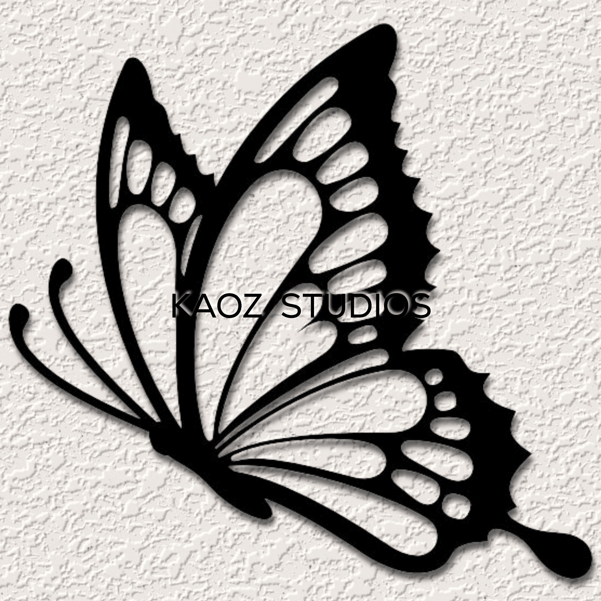 butterfly wall art swallowtail wall decor garden insect butterflies decoration 3d model