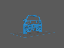 Mercedes - CLA 2023 Wall Art 3d model