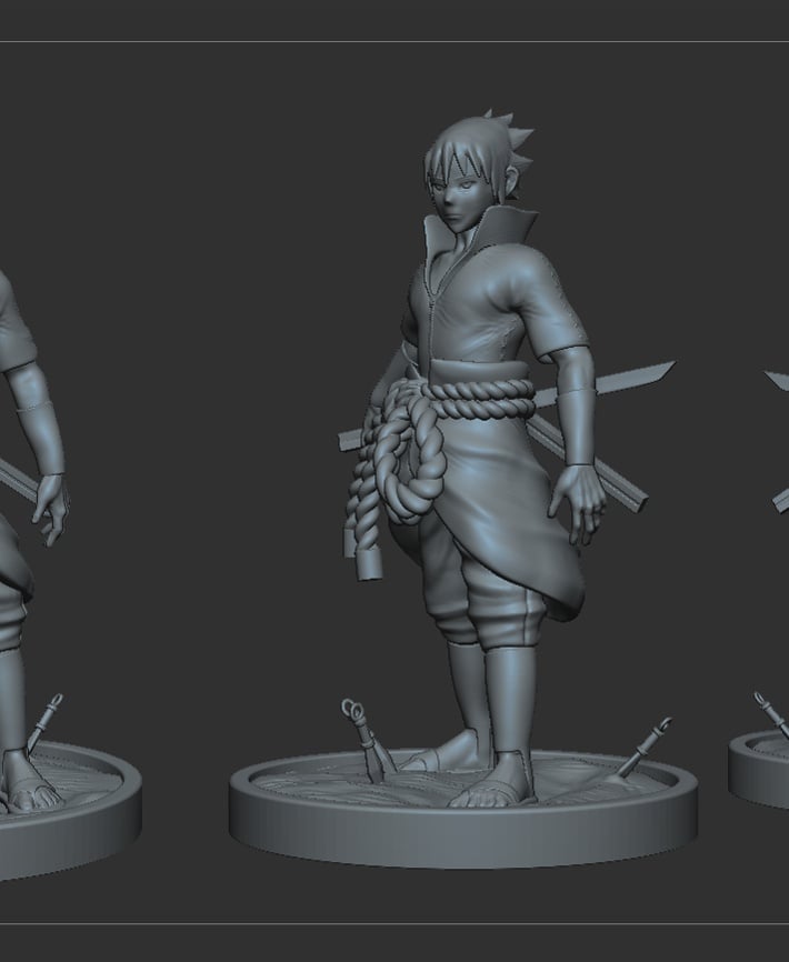 Sasuke Uchiha 3d model