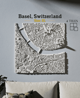 Basel, Switzerland - S, M, L, & XL 3d model