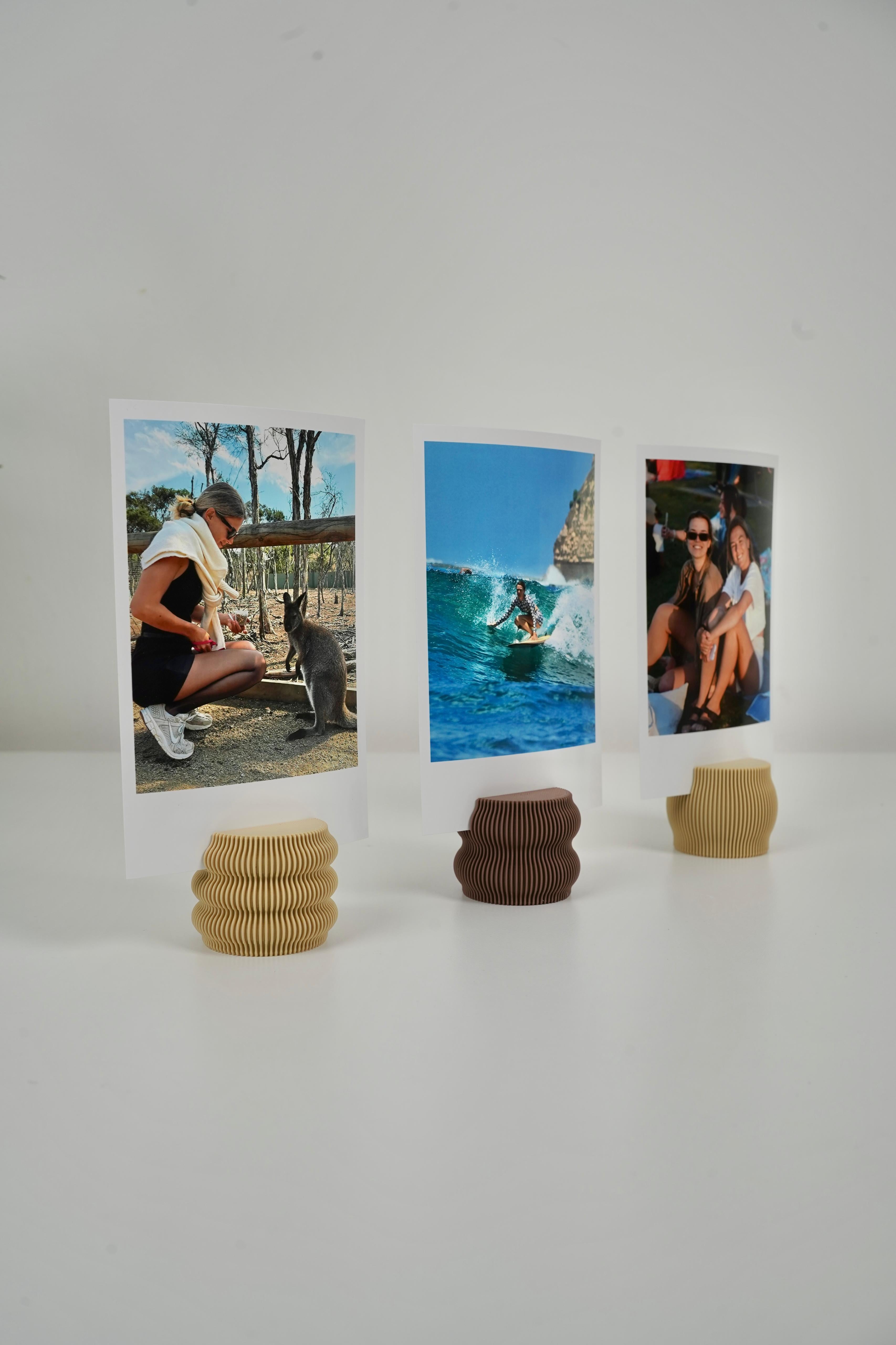 WAVIES photo holders 3d model