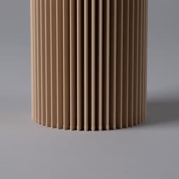 Vase LIZZY - Striped Bottle Vase 3d model