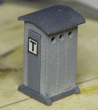 HO Scale - Cabina di Telefonica 3d model