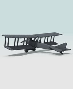 1:144 Albatros B.I (Benz) 3d model
