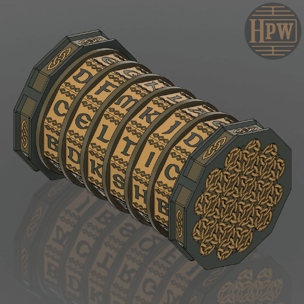 Celtic Lockbox 3d model