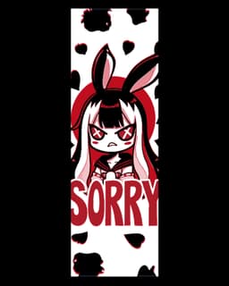 Say sorry even if you don't mean it - Set of bookmarks 3d model
