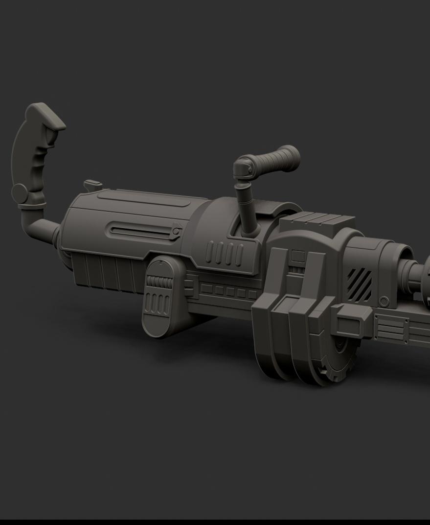 Havoc squad heavy gun 3d model