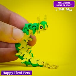 Japanese Emperor caterpillar (#104) the flexi toy 3d model
