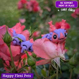Japanese Emperor caterpillar (#104) the flexi toy 3d model