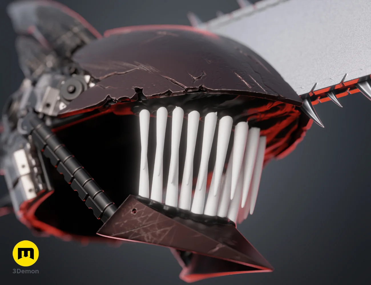 Chainsaw Man True Devil Form helmet 3d model
