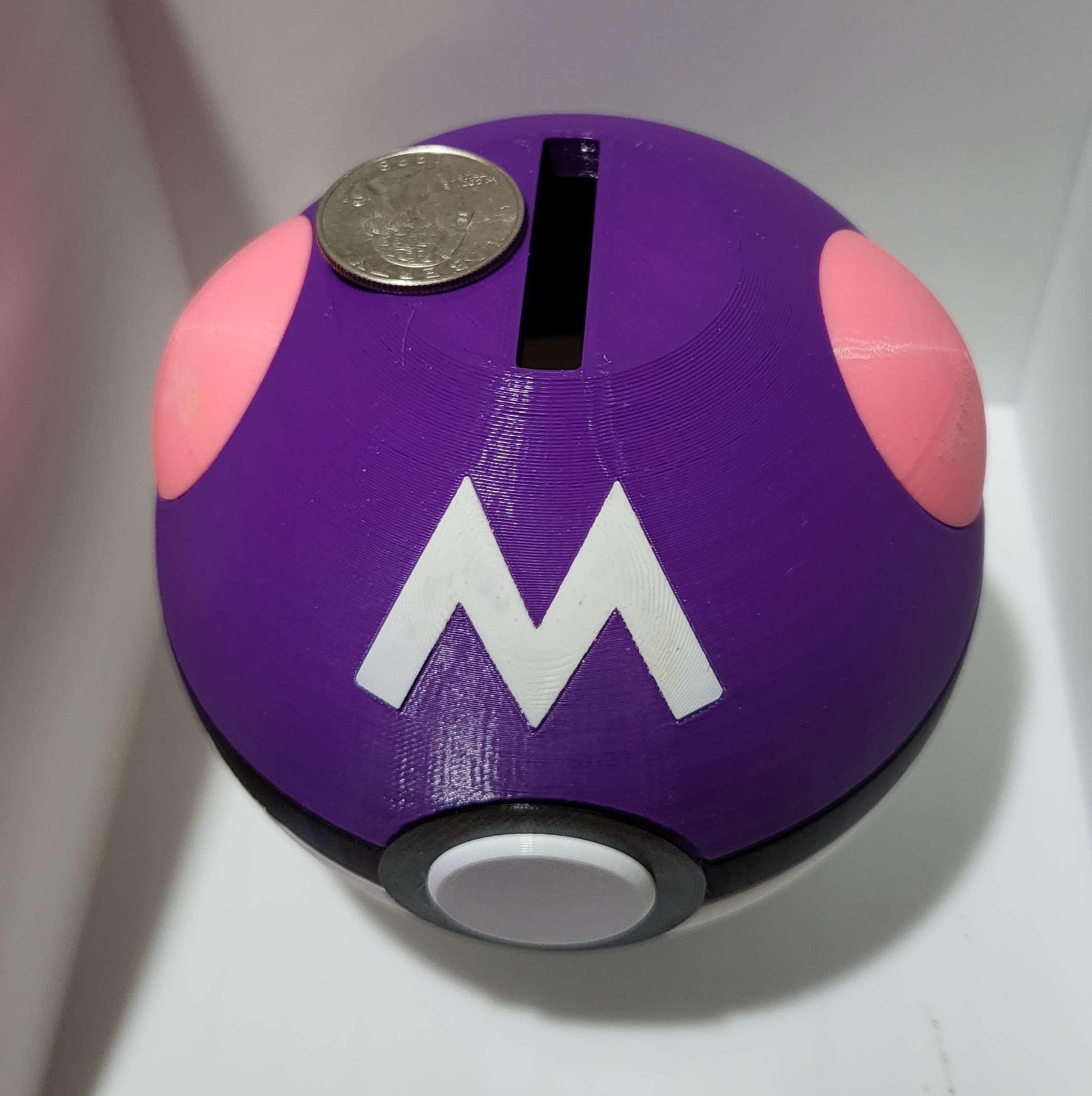 Masterball Piggy Bank 3d model