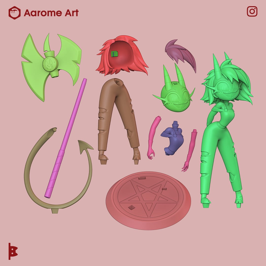 Millie Helluba Boss 3d model