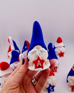Patriotic Gnomes USA 3d model