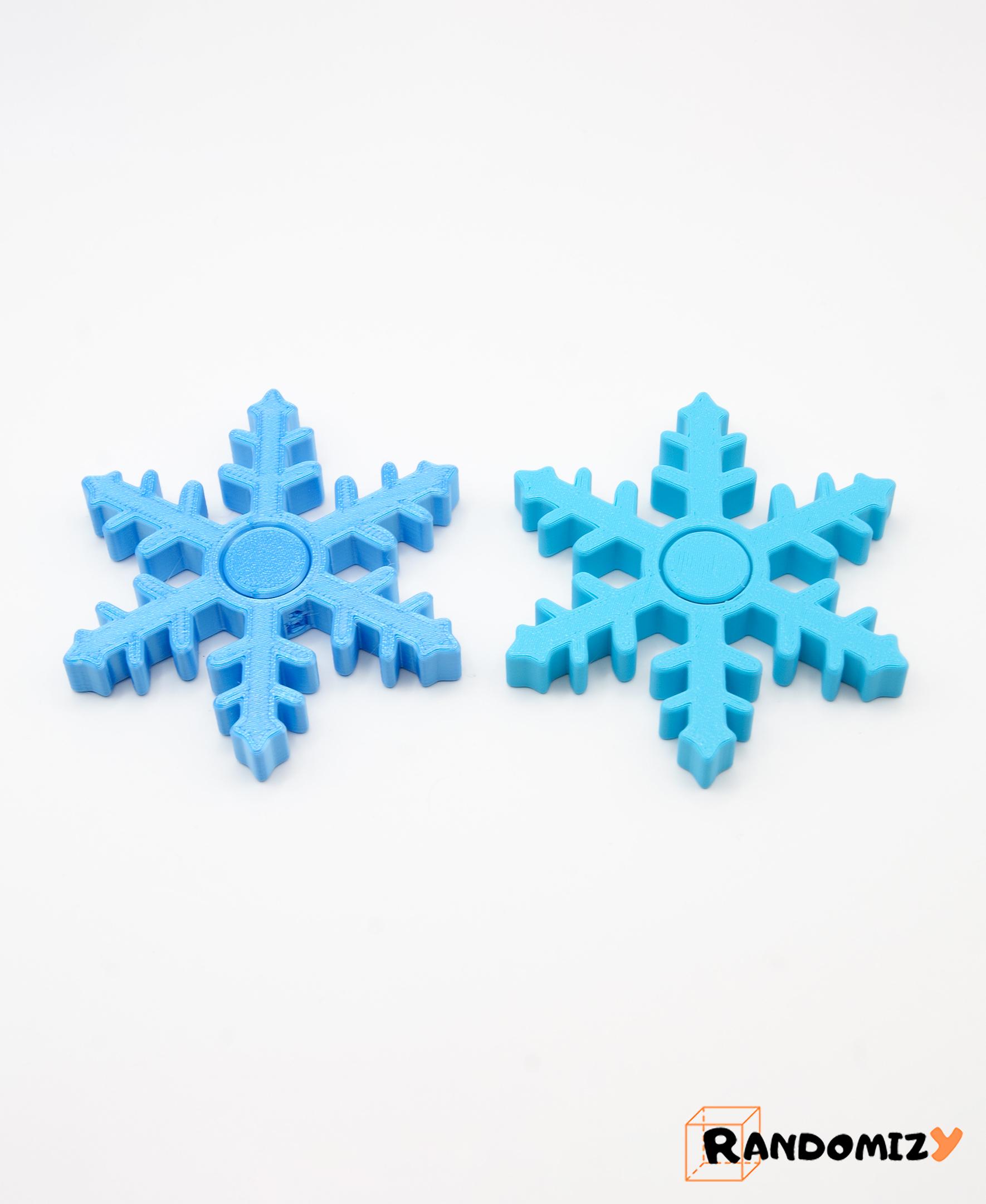 Snowflake Fidget Spinner (Classic) 3d model