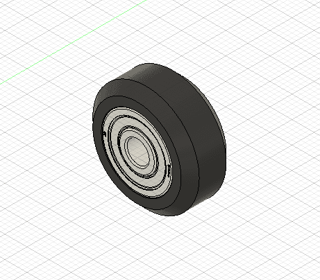 3D printable V wheel.stl 3d model