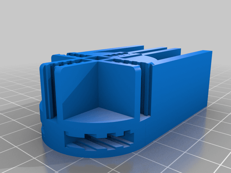 Modular Shelf End Stand 3d model