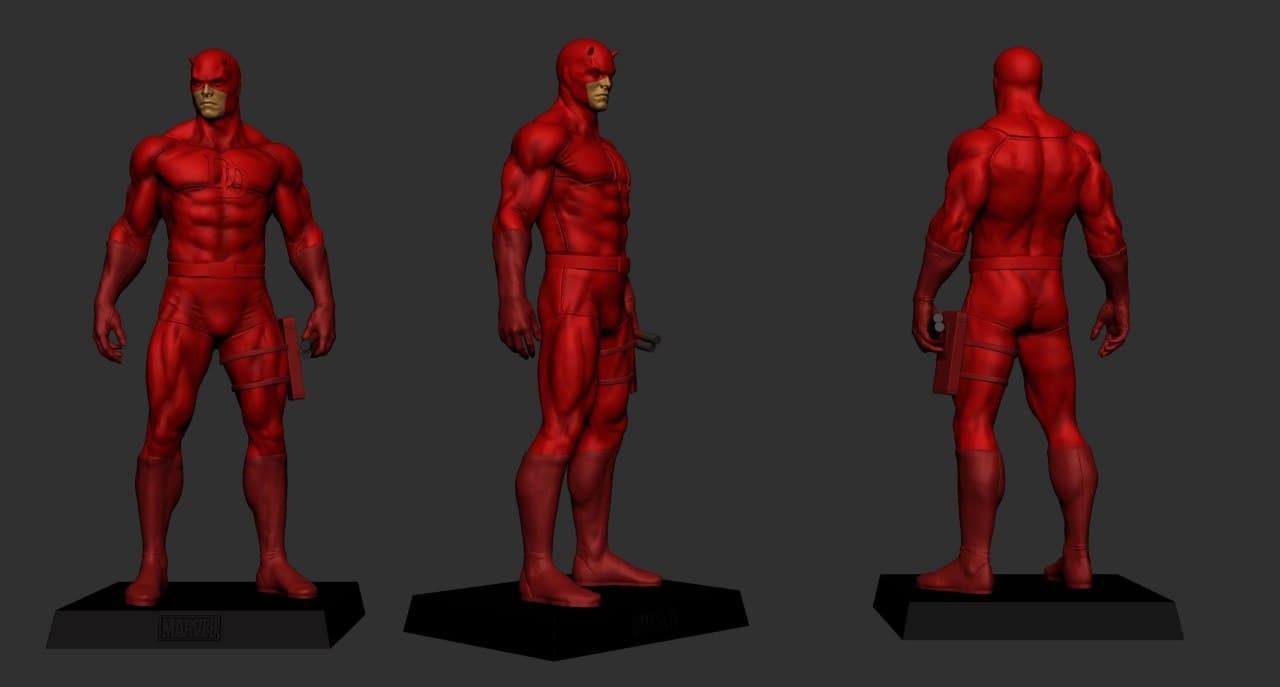 Daredevil eaglemoss.stl 3d model