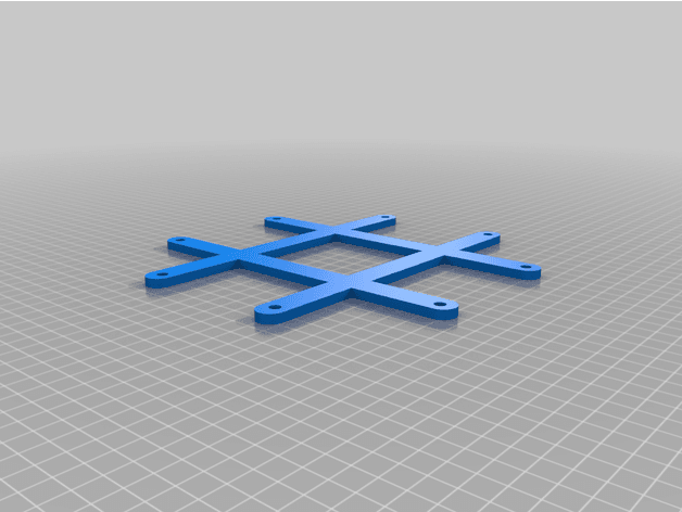 Magnetic tic tac toe board 3d model