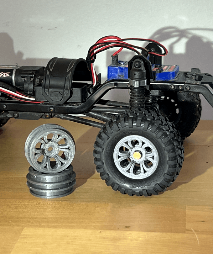 Custom Traxxas TRX-4M Wheel 3d model