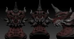 dragon pen seat(龙笔座) 3d model