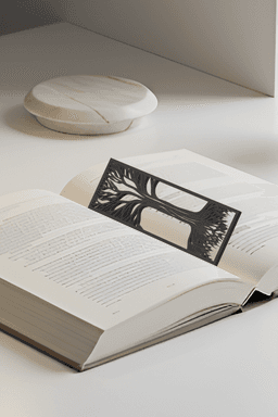 Tree Bookmark, Creativity Bookmark, Gift Idea 3d model