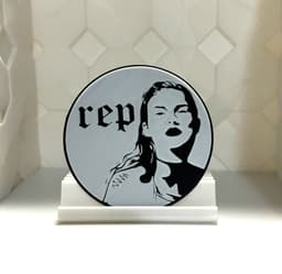 Taylor Swift Themed Coasters - Set of 4 3d model