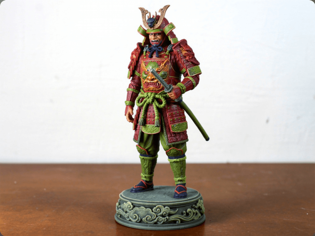 samurai warrior 3d model