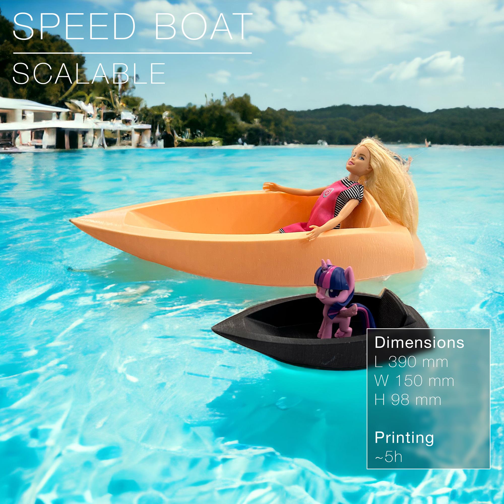 SPEED BOAT | Scalable 3d model