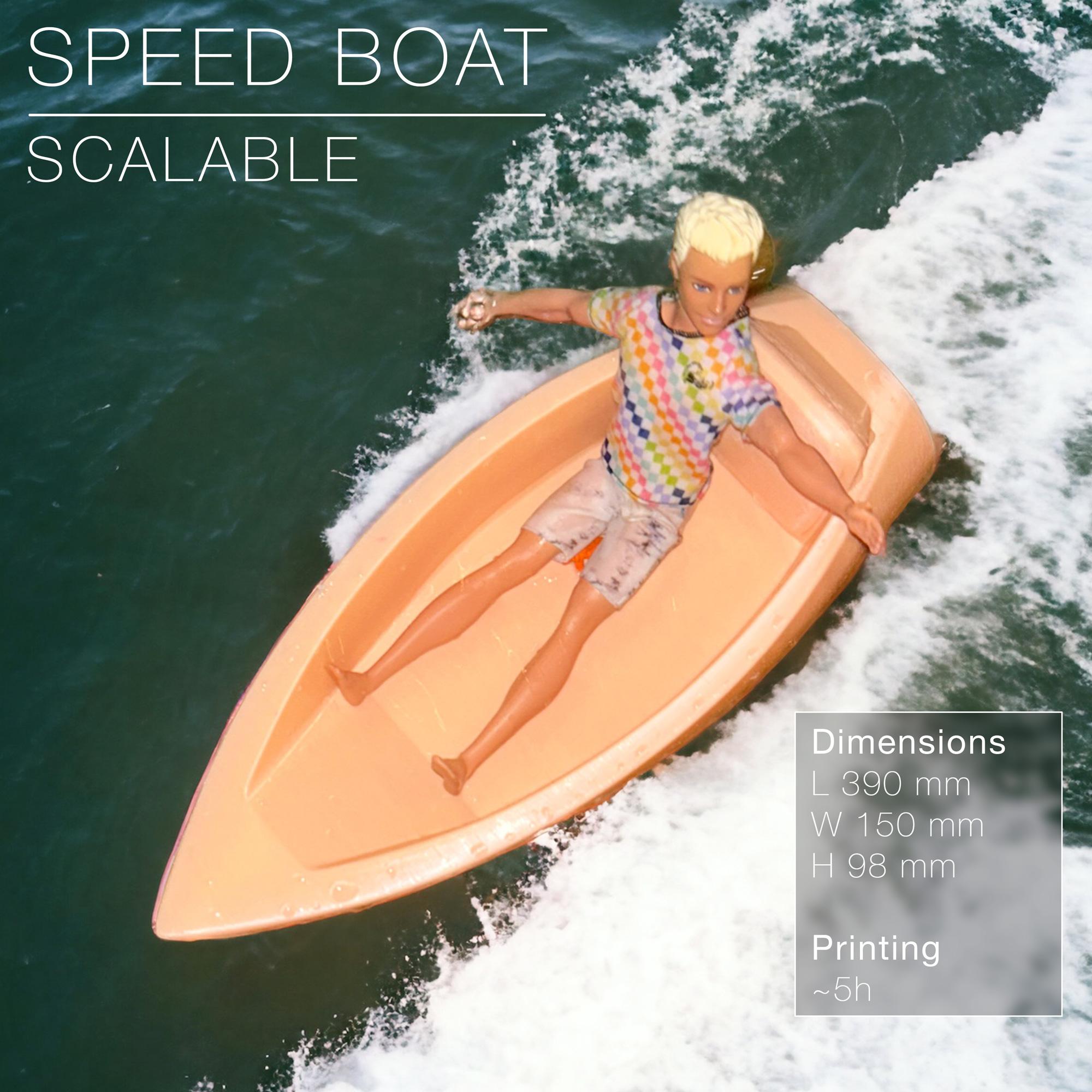 SPEED BOAT | Scalable 3d model