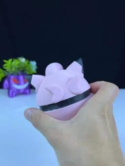 Clefairy Pokeball - Multipart 3d model