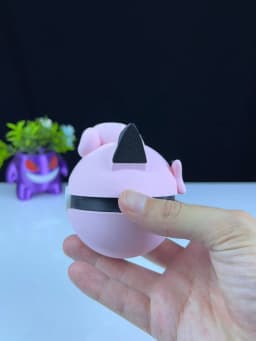 Clefairy Pokeball - Multipart 3d model