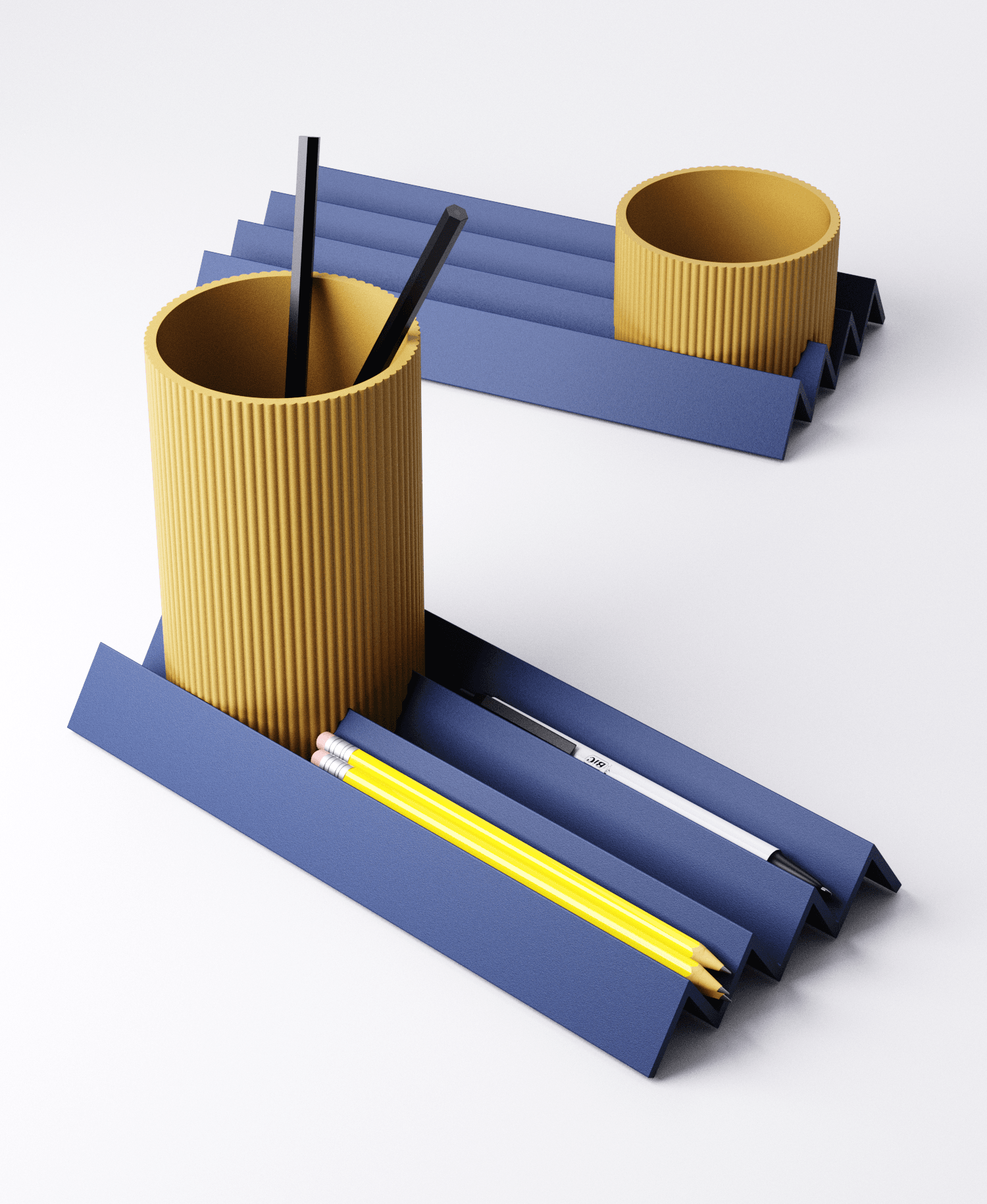 Modular Desk Organiser Type 4 3d model