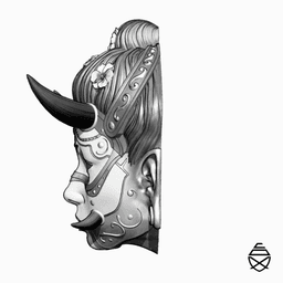 Hannya Wall 3d model