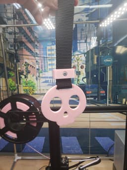 Tsurikawa Handle: Kawaii Skull 3d model