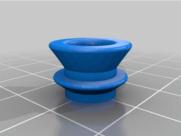 Easy print firewall grommet 3d model