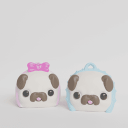 Pug Footling 3d model