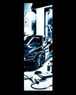 The sleek curves and design of the modern luxury speedster - Set of bookmarks 3d model