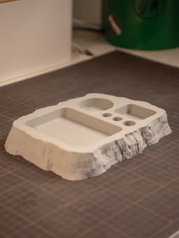 Rock Desk Organiser 3d model