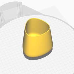 DELTA | Pen Holder with divider 3d model
