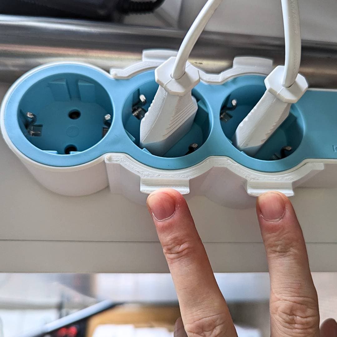 Legrand power strip mount 3d model