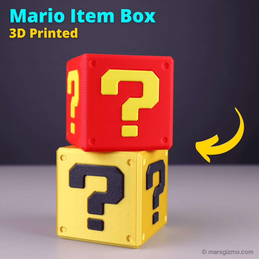 Mario Item Box: Support Free - Check it in my video:
https://youtu.be/7WCth9hqNbE

My website: https://www.marsgizmo.com - 3d model