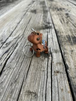 Little Horse with Saddle Keychain 3d model