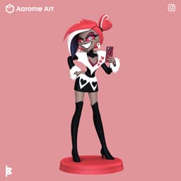 Velvette Hazbin Hotel 3d model