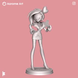 Velvette Hazbin Hotel 3d model